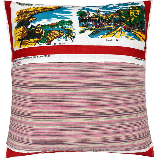 Grampians souvenir teatowel cushion cover