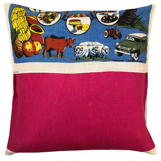 Rockhampton souvenir teatowel cushion cover