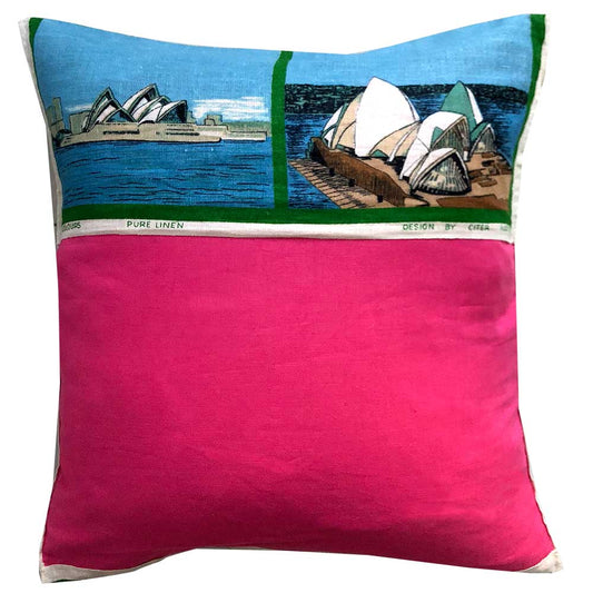 Sydney Opera House sensational teatowel pillow cover