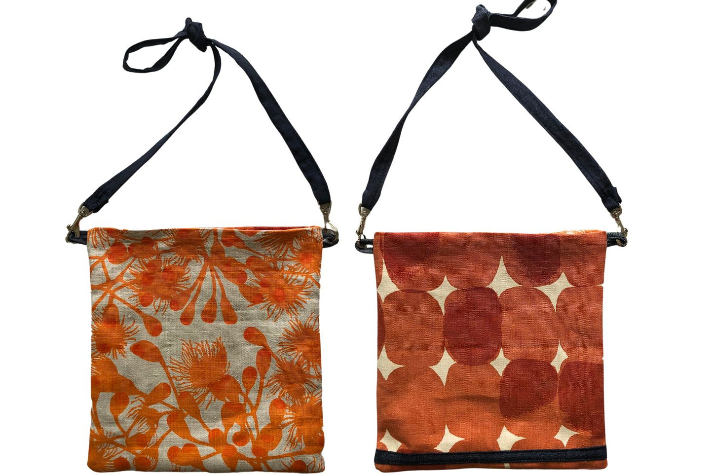 Cloth satchel bike tote bag