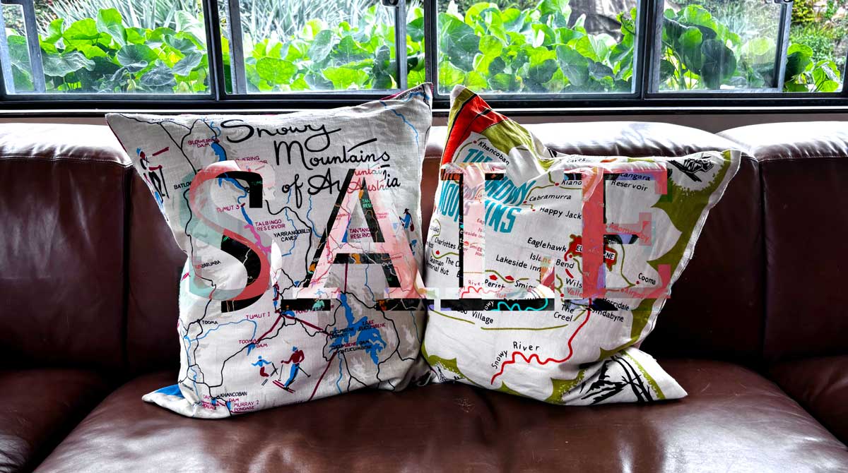 Sale cushions and totes | Favourite linens we'd love to rehome