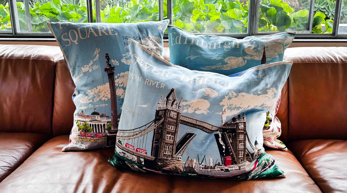 UK vintage linens teatowel collection