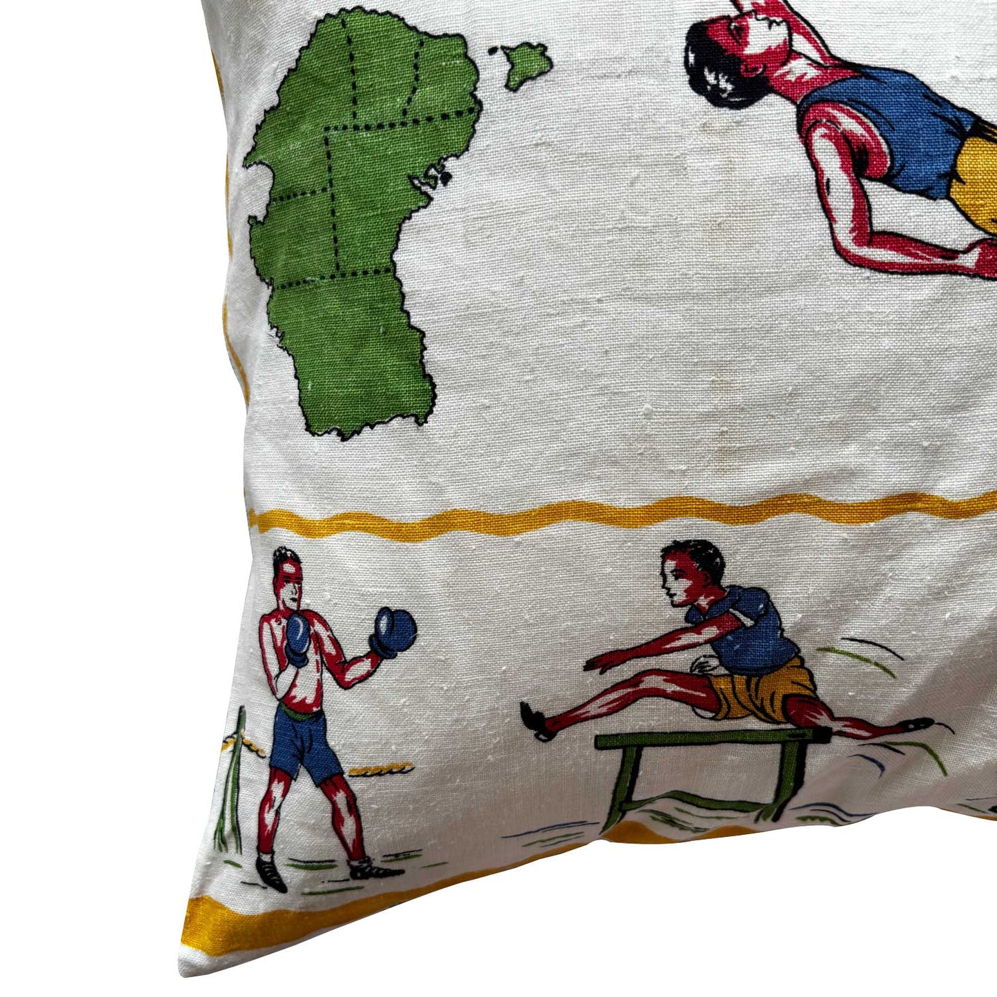 1956 Melbourne Olympics teatowel cushion cover