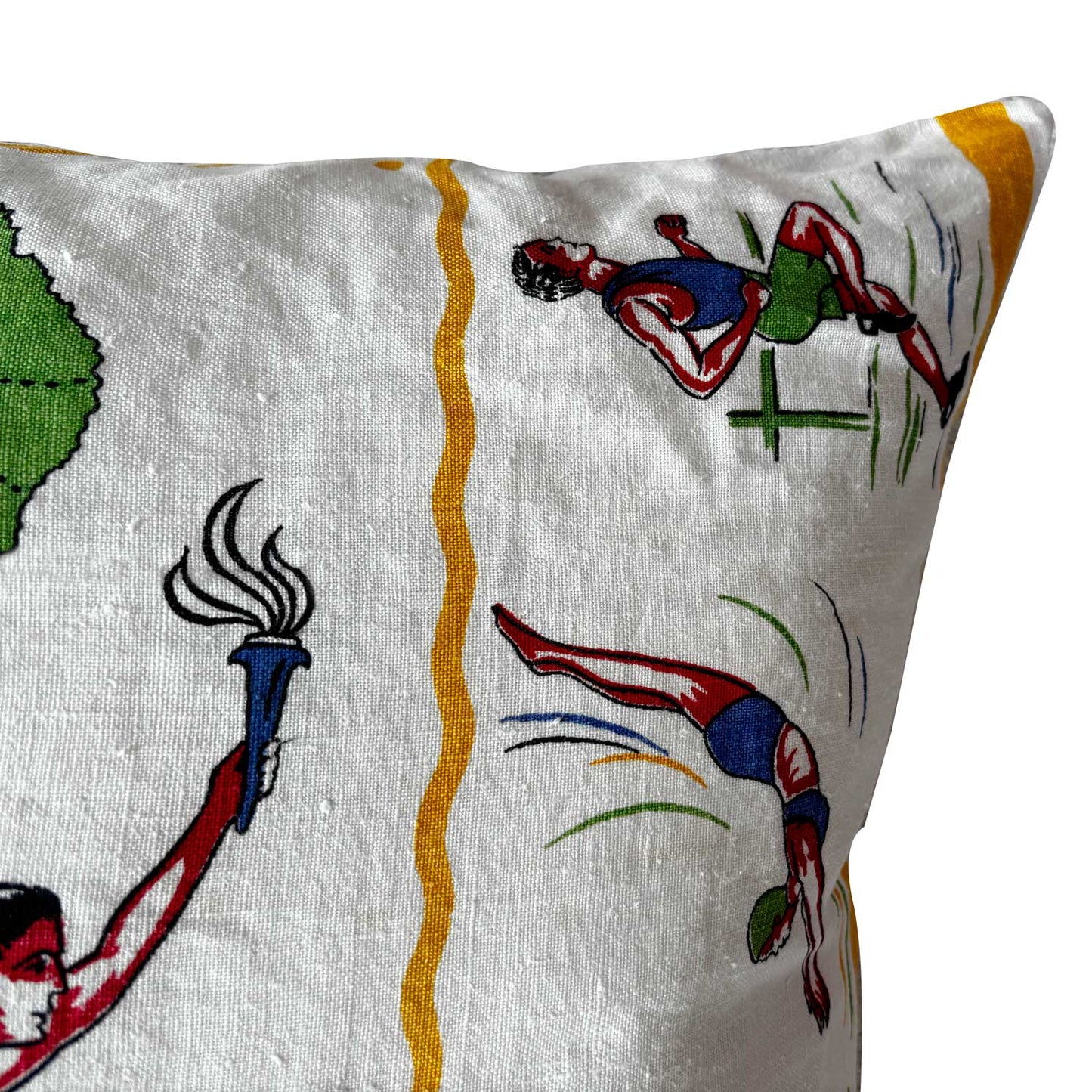1956 Melbourne Olympics teatowel cushion cover