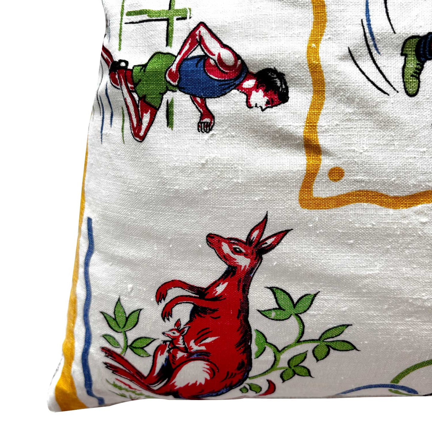 1956 Melbourne Olympics teatowel cushion cover