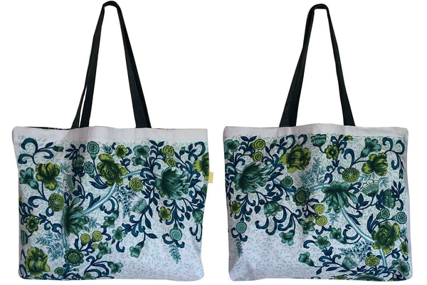 Tablecloth tote bags