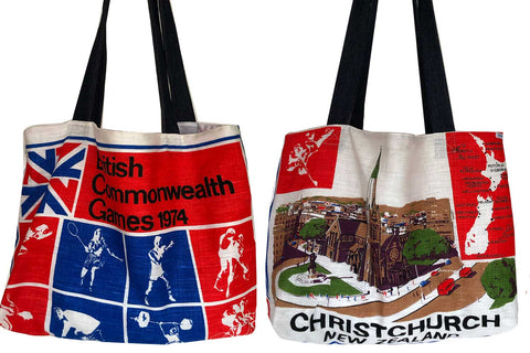 Commonwealth Games Christchurch teatowel tote