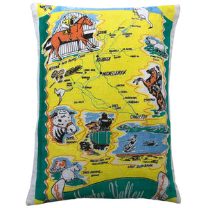 Hunter Valley souvenir tea pillow cover