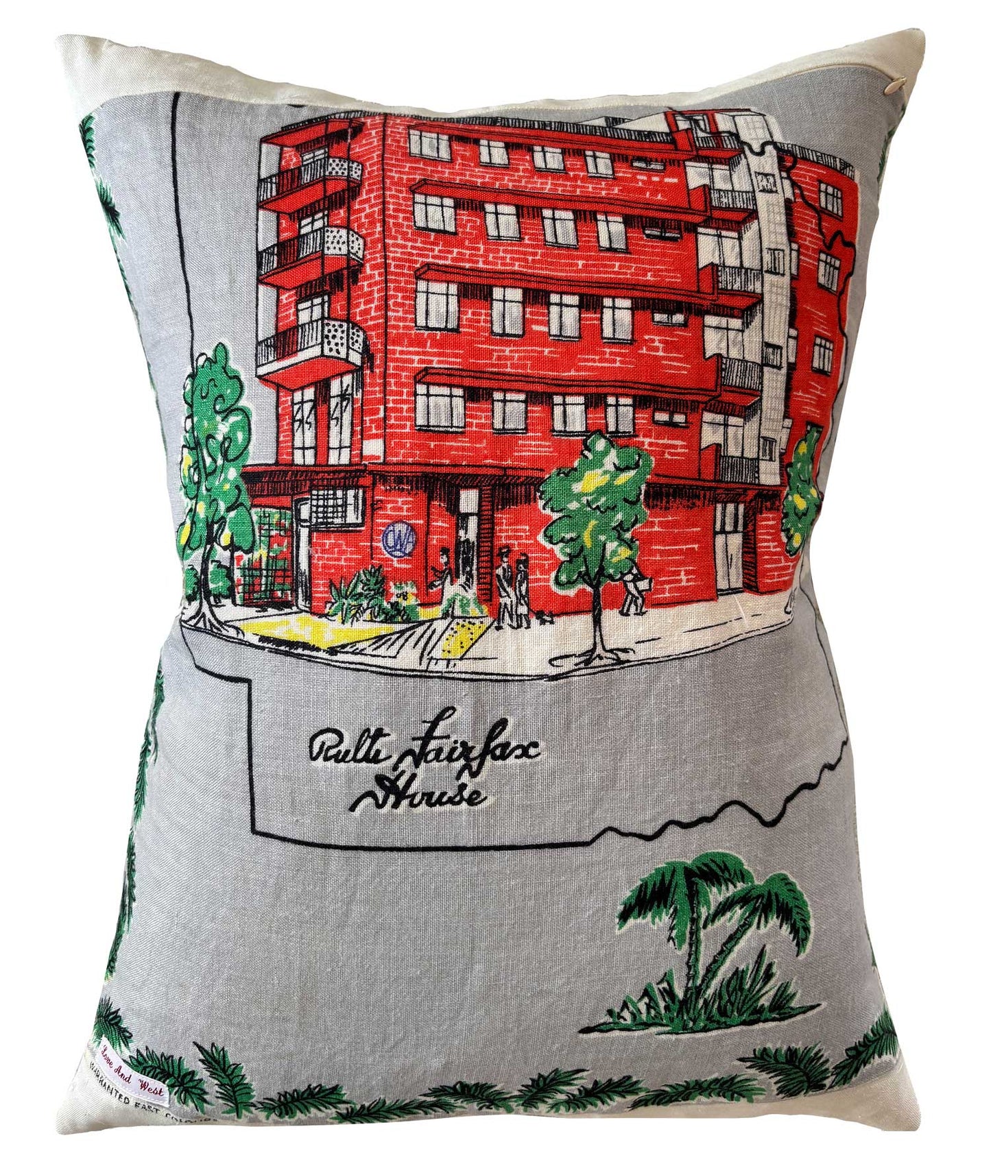 Sydney Opera House simple line drawing cushion cover