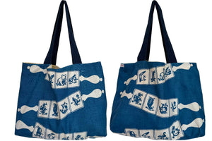 Rolling pins australiana teatowel tote