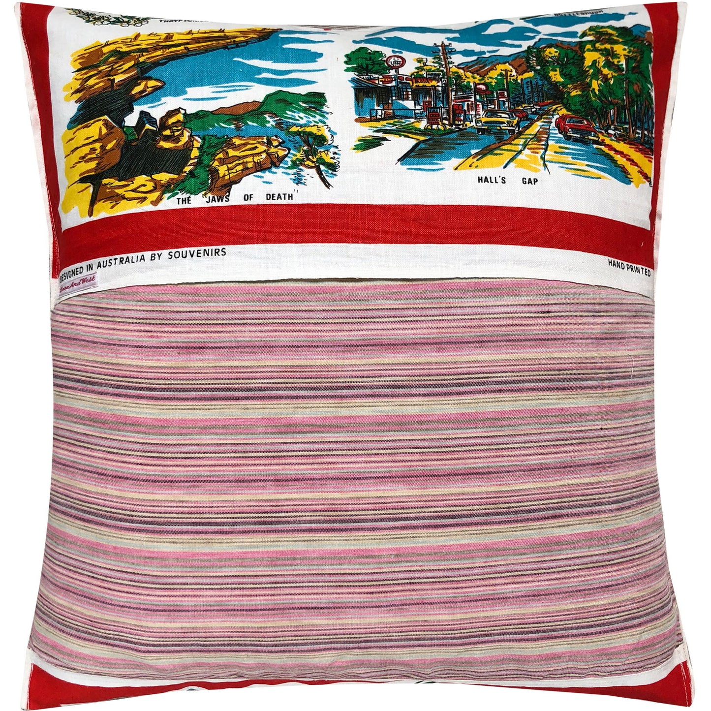 Grampians souvenir teatowel cushion cover