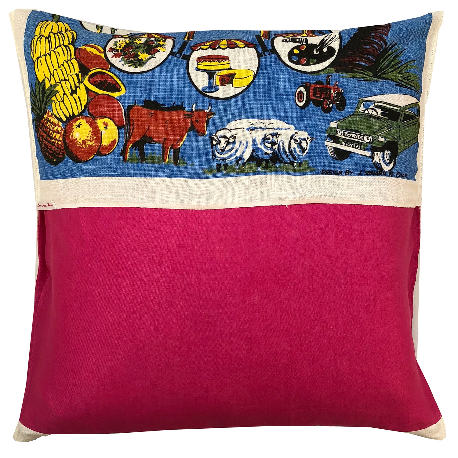 Rockhampton souvenir teatowel cushion cover