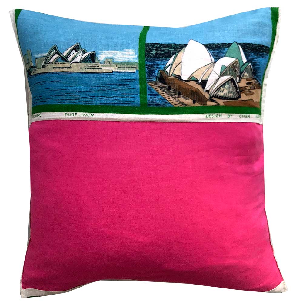 Sydney Opera House sensational teatowel pillow cover