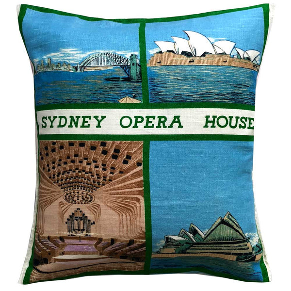 Sydney Opera House sensational teatowel pillow cover