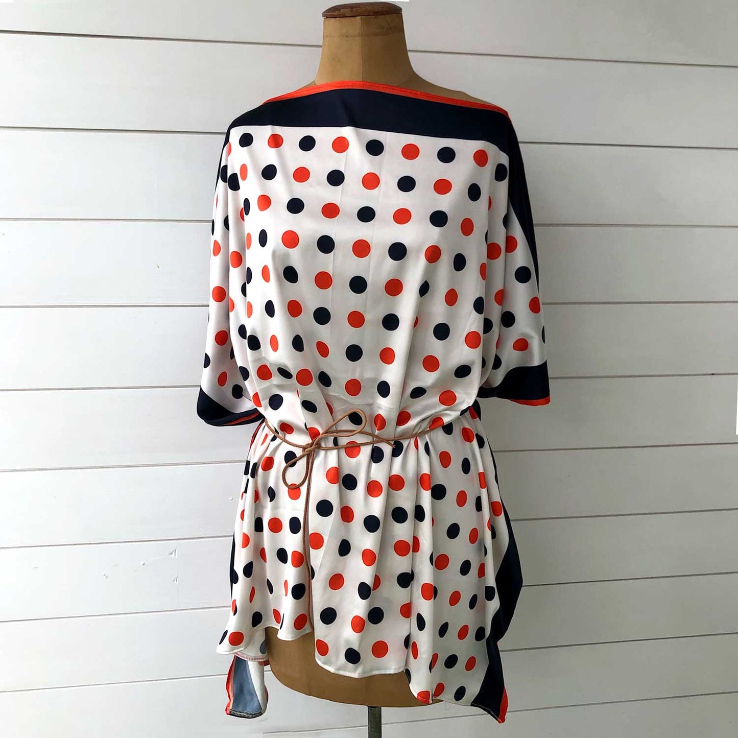 Spot Vintage scarf top